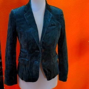 velvet blazer